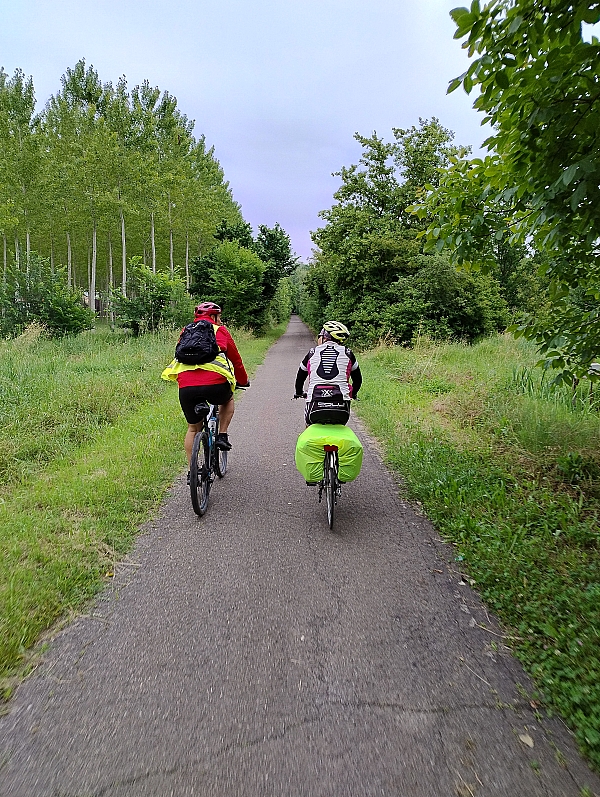 Pista ciclabile da Mirandola a Finale Emilia